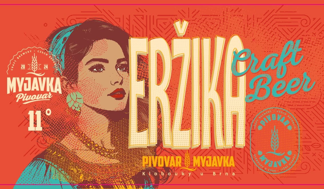Etiketa piva Eržika 11°
